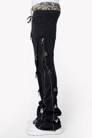 GUAPI Obsidian Black Premium Sweat Pants (Black)