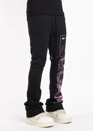 GUAPI Obsidian Black Sweat Pants V2 (Black)