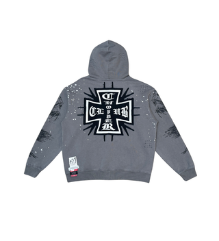 Gunzinii Skull Hoodie (GREY)