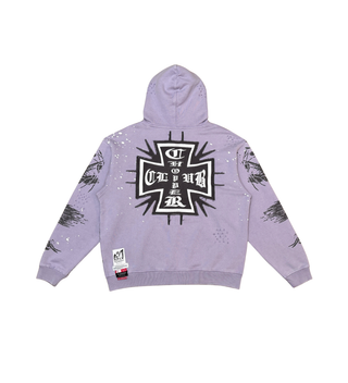 Gunzinii Skull Hoodie (Lanvender)