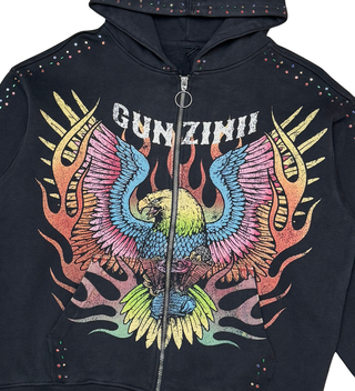 Gunzinii Eagle Hoodie (Black)