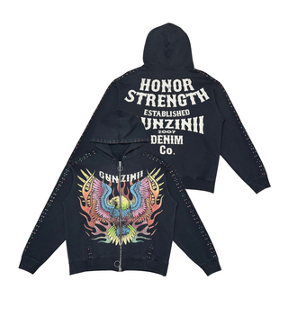 Gunzinii Eagle Hoodie (Black)