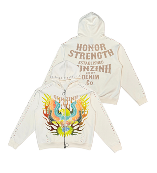 Gunzinii Eagle Hoodie (Off White)