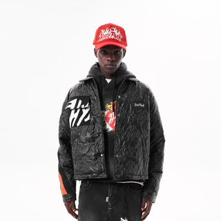 Hyde Park Moto Racer Coach Jacket (Black)