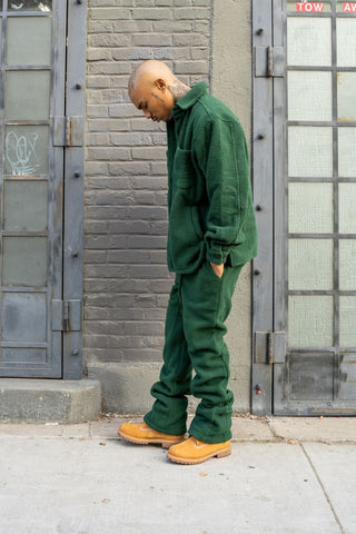 EPTM COMFY SHIRT & FLARE PANTS (HUNTER GREEN)