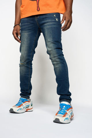 PHEELINGS RELIABLE SKINNY DENIM (Navy)