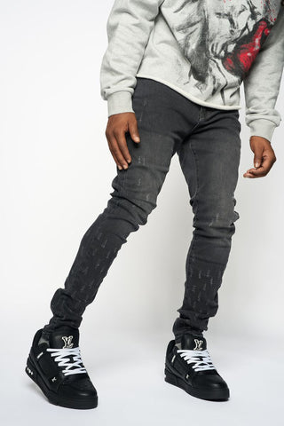 PHEELINGS SURVIVED SKINNY DENIM (Black Wash)