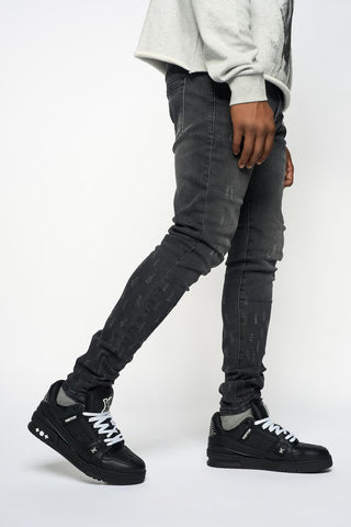 PHEELINGS SURVIVED SKINNY DENIM (Black Wash)