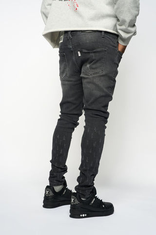 PHEELINGS SURVIVED SKINNY DENIM (Black Wash)