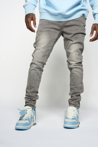 PHEELINGS SURVIVED SKINNY DENIM (Light Grey)