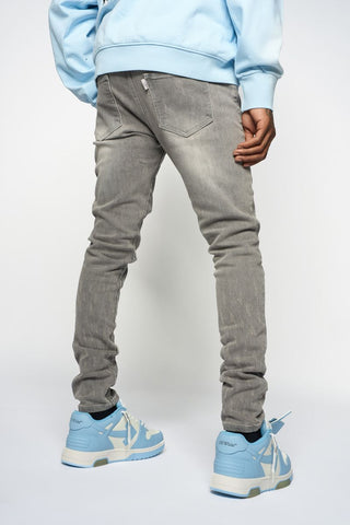 PHEELINGS SURVIVED SKINNY DENIM (Light Grey)