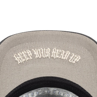 GODSPEED FOREVER PREMIUM LEATHER TRUCKER HAT (Black)