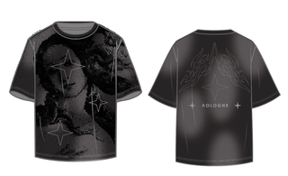 Aologne "VENUS" BLACK SS TEE