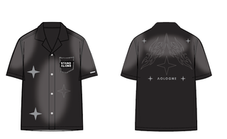 Aologne "DANTE" BUTTON UP (BLACK WASH)