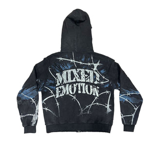 MIXED EMOTIONS Acid Wash Radioactive Hoodie (Acid Wash)