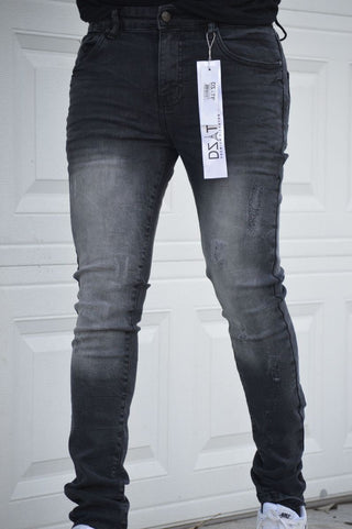 DZTR SUPER STRETCH DENIM - SLIM FIT - BUBBLE BLK