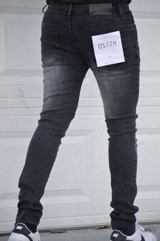DZTR SUPER STRETCH DENIM - SLIM FIT - BUBBLE BLK
