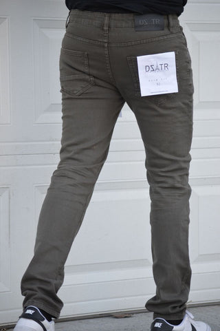 DZTR SUPER STRETCH DENIM - SLIM FIT - BROWN