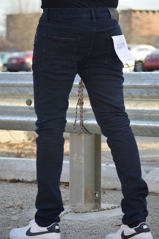 DZTR SUPER STRETCH SKINNY DENIM - BLUE BLACK