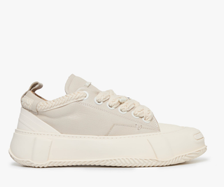 Valabasas "VISION" BONE WHITE LEATHER LOW TOP