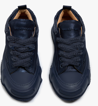 Valabasas "VISION" NAVY LEATHER LOW TOP