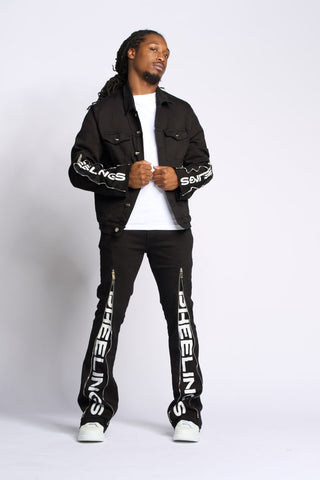 PHEELINGS WITHDRAWN STACKED DENIM (BLACK)
