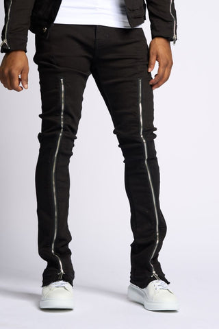 PHEELINGS WITHDRAWN STACKED DENIM (BLACK)