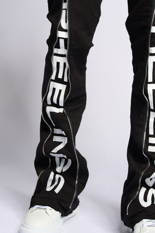 PHEELINGS WITHDRAWN STACKED DENIM (BLACK)