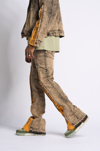 PHEELINGS WITHDRAWN STACKED DENIM (BROWN)
