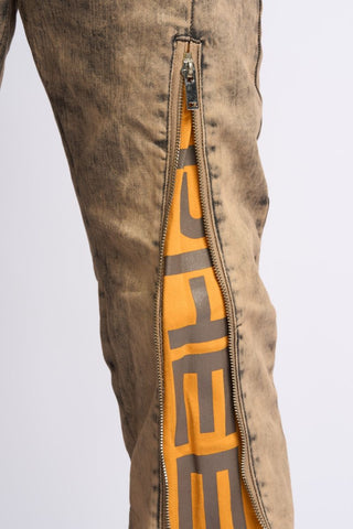 PHEELINGS WITHDRAWN STACKED DENIM (BROWN)