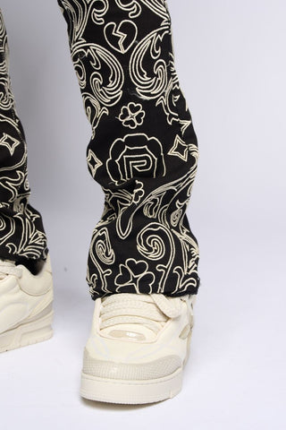 PHEELINGS OPERA STACK DENIM (JET BLACK)