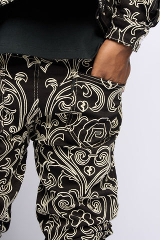 PHEELINGS OPERA STACK DENIM (JET BLACK)