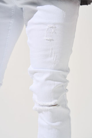 SERENEDE  Everest Peak Jeans (White)