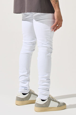 SERENEDE  Everest Peak Jeans (White)