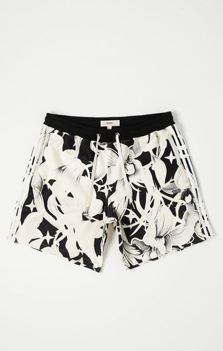 BLDG4 Runner Short (Black/Cream)