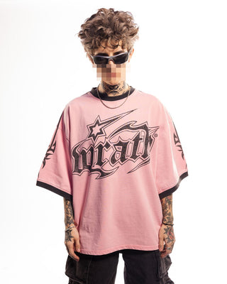 Wrathboy Child of god tshirt & Hard to kill shorts (PINK)