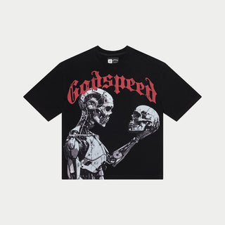 Godspeed Mankind vs Ai III Short Sleeve (Black/Red)