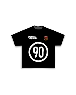 Red Letters 90 Run Club Tee