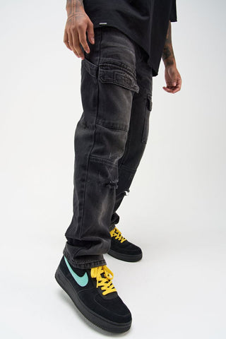 SERENEDE 'MIST'' Baggy Jeans (Black)