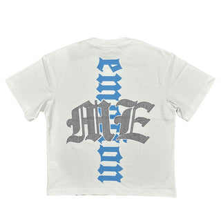 MIXED EMOTIONS White Angel Rhinestone Tee