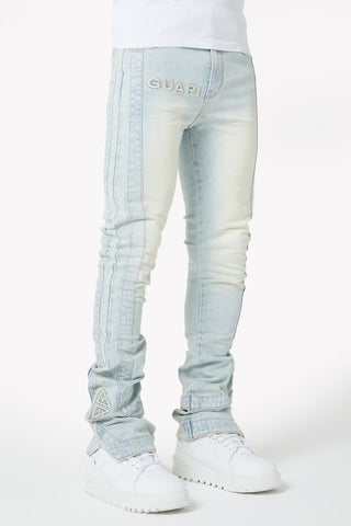 GUAPI Vintage Blue Stripes Denim (Vintage Blue)