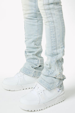GUAPI Vintage Blue Stripes Denim (Vintage Blue)