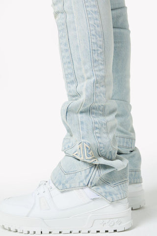 GUAPI Vintage Blue Stripes Denim (Vintage Blue)