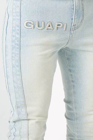 GUAPI Vintage Blue Stripes Denim (Vintage Blue)