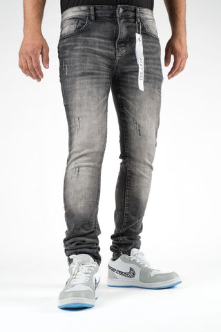 DZTR SUPER STRETCH DENIM - SLIM FIT - SMOOTH BLACK