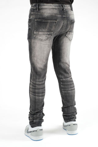 DZTR SUPER STRETCH DENIM - SLIM FIT - SMOOTH BLACK