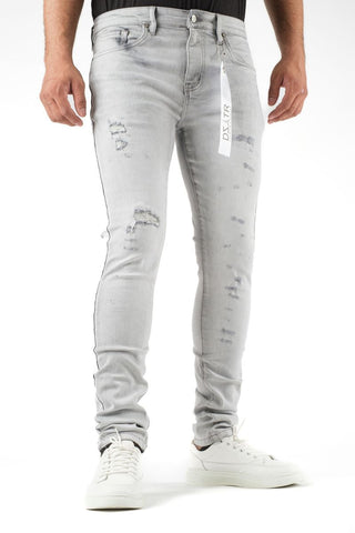 DZTR SUPER STRETCH DENIM - SLIM FIT - ICE GREY