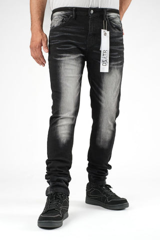 DZTR SUPER STRETCH DENIM - SLIM FIT - CHEVRON WASH
