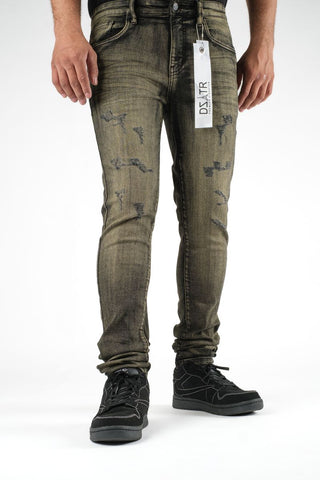 DZTR SUPER STRETCH DENIM - SLIM FIT - TINTED BLACK