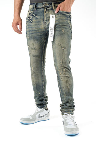 DZTR SUPER STRETCH DENIM - SLIM FIT - PURPOSE BLUE